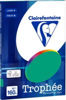 Dennengroen A4 papier 160 gram 50 vel Clairefontaine Trophée