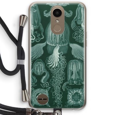 Haeckel Cubomedusae: LG K10 (2017) Transparant Hoesje met koord Haeckel Cubomedusae: LG K10 (2017) Transparant Hoesje met koord