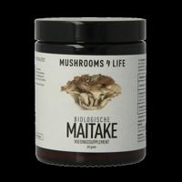 Mushrooms for Life Maitake padddenstoelen poeder bio 60 Gram