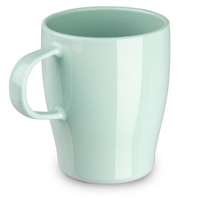 Plasticforte Bekers - 1x stuks - kunststof - groen - 300 ml - onbreekbare mokken - camping - kind