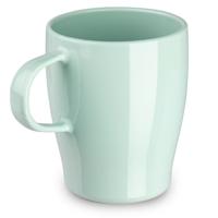 Plasticforte Bekers - 1x stuks - kunststof - groen - 300 ml - onbreekbare mokken - camping - kind