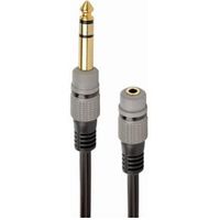 Gembird A-63M35F-0.2M audio kabel 0,2 m 6.35mm 3.5mm Zwart Gembird A-63M35F-0.2M audio kabel 0,2 m 6.35mm 3.5mm Zwart