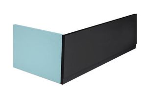 Polysan Couvert voorpaneel rechts mat zwart 180x52cm