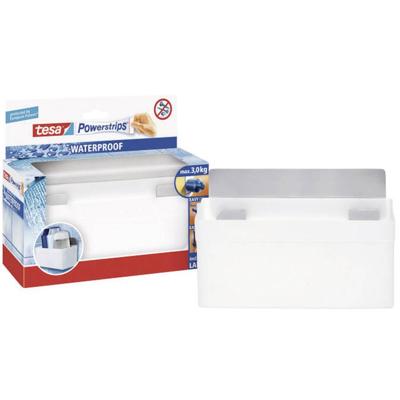 tesa 59711 tesa Powerstrips waterproof rekje Zoom Wit, Metaal Inhoud: 1 stuk(s)