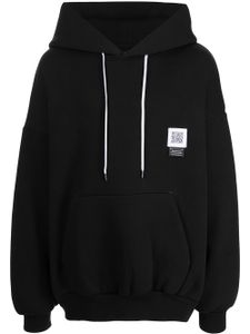 Fumito Ganryu hoodie à manches chauve-souris - Noir