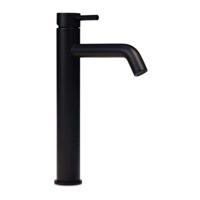 Wastafelkraan Blue Label Brondby XL | Opbouw | Mengkraan | Hoog model | 1-hendel | Rond | Mat zwart Wastafelkraan Blue Label Brondby XL | Opbouw | Mengkraan | Hoog model | 1-hendel | Rond | Mat zwart