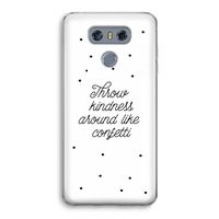 Confetti: LG G6 Transparant Hoesje