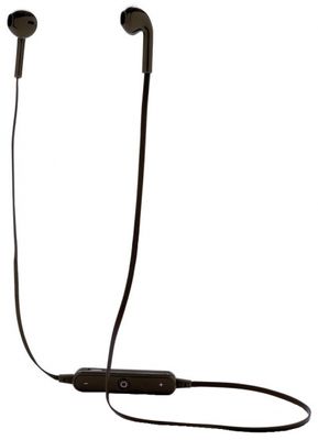 XD Collection oortelefoon bluetooth 70 cm ABS/EVA zwart 2 delig XD Collection oortelefoon bluetooth 70 cm ABS/EVA zwart 2 delig