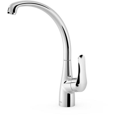 Keukenkraan Tres Cocina Chroom | Opbouw | Mengkraan | 1-hendel | Rond | Chroom