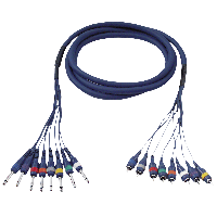DAP FL64 - 8 Jack mono to 8 RCA male