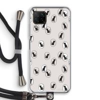 Miauw: Huawei P40 Lite Transparant Hoesje met koord
