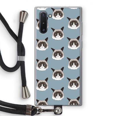 It's a Purrr Case: Samsung Galaxy Note 10 Transparant Hoesje met koord