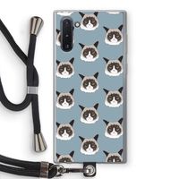 It's a Purrr Case: Samsung Galaxy Note 10 Transparant Hoesje met koord