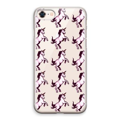 Musketon Unicorn: iPhone 8 Transparant Hoesje