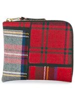 Comme Des Garçons Wallet porte-monnaie à motif tartan - Rouge - thumbnail