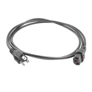 ACT AK5333 Netsnoer USA Male/C13 IEC-Lock | Zwart | 2 meter | PC1063 | 5-Pack