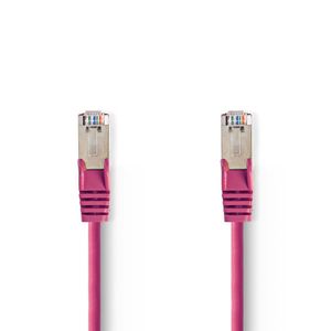 CAT5e SF/UTP-Netwerkkabel | RJ45 Male - RJ45 Male | 3,0 m | Roze