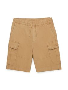 Diesel Kids short cargo à logo brodé - Tons neutres