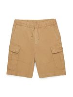 Diesel Kids short cargo à logo brodé - Tons neutres