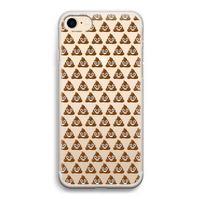 Poop emoji: iPhone 7 Transparant Hoesje Poop emoji: iPhone 7 Transparant Hoesje