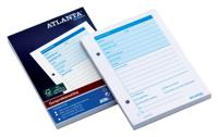 Gespreksnotitieblok Djois Atlanta A6 100 vel wit | 5 stuks
