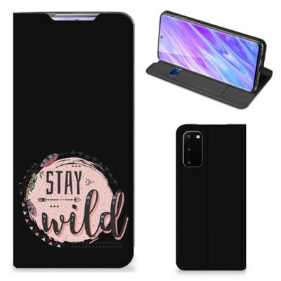 Samsung Galaxy S20 Magnet Case Boho Stay Wild Samsung Galaxy S20 Magnet Case Boho Stay Wild