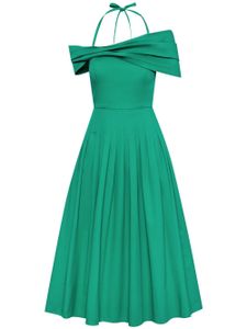 Oscar de la Renta robe courte à épaules dénudées - Vert