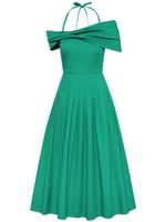 Oscar de la Renta robe courte à épaules dénudées - Vert