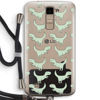 Dinos: LG K10 (2016) Transparant Hoesje met koord