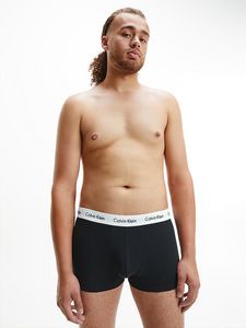 Calvin Klein - 3p Low R Trunk - Cotton Stretch -