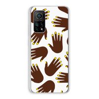 Hands dark: Xiaomi Mi 10T 5G Transparant Hoesje