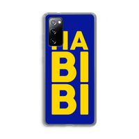 Habibi Blue: Samsung Galaxy S20 FE / S20 FE 5G Transparant Hoesje