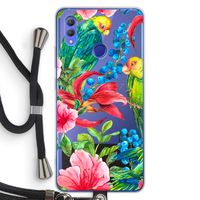 Papegaaien: Honor Note 10 Transparant Hoesje met koord