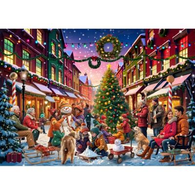 Christmas Street Puzzel 2000 stukjes