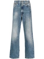 R13 distressed straight-leg jeans - Bleu - thumbnail