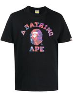 A BATHING APE® t-shirt en coton à patch logo - Noir - thumbnail