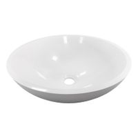 Waskom Gliss Design Dione | 40 cm | Keramiek | Vrijstaand | Rond | Wit Glans