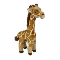 Pluche gevlekte giraffe knuffel 45 cm speelgoed - thumbnail