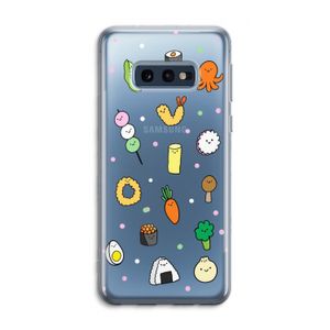 Happy bento friends: Samsung Galaxy S10e Transparant Hoesje