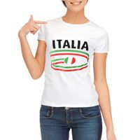Italie t-shirt voor dames met vlaggen print XL  -