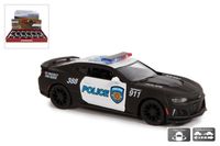Die Cast Pull back Camaro ZL1 Politieauto