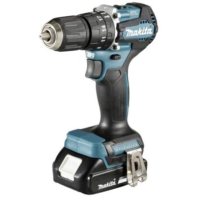Makita DHP487RAJ Accu-klopboor/schroefmachine Brushless, Incl. 2 accus, Incl. lader, Incl. koffer