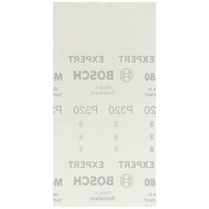 Bosch Accessories EXPERT M480 2608900768 Schuurnet voor vlakschuurmachine Ongeperforeerd Korrelgrootte (num) 320 (l x b) 230 mm x 115 mm 10 stuk(s)