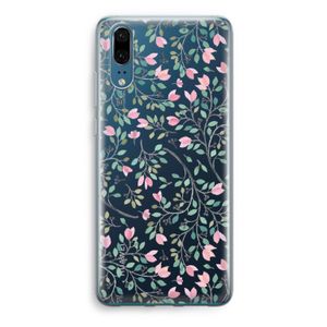 Sierlijke bloemen: Huawei P20 Transparant Hoesje