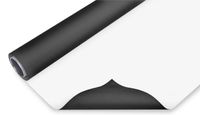 BRESSER Vinyl achtergrondrol zwart/wit 2,00x6m BRESSER Vinyl achtergrondrol zwart/wit 2,00x6m
