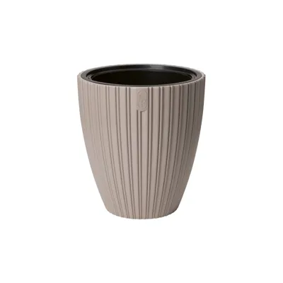 Vita bloempot Mika 40 taupe