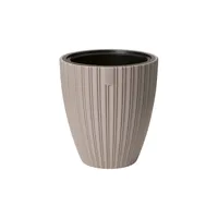 Vita bloempot Mika 40 taupe