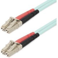 StarTech.com 450FBLCLC20 Glasvezel kabel 20 m LC OM4 Aqua-kleur StarTech.com 450FBLCLC20 Glasvezel kabel 20 m LC OM4 Aqua-kleur