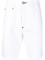 Philipp Plein bermuda en jean - Blanc - thumbnail