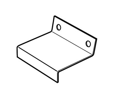 Aluclick bladveersteun t.b.v. inzethor aluminium kozijn